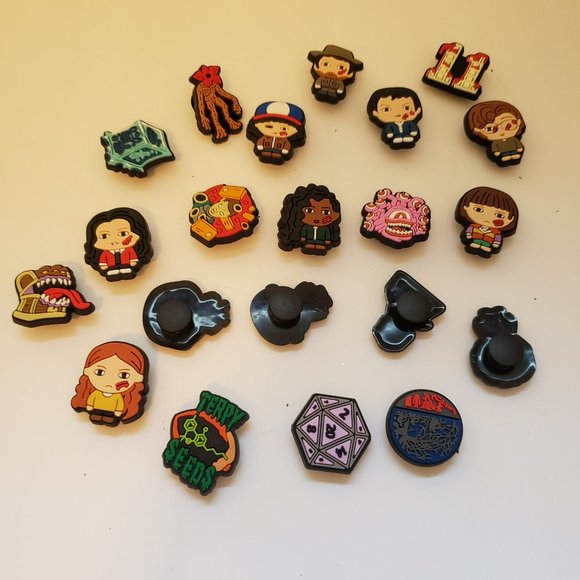 Stranger Things Croc Shoe Charm 21 Piece Lot - Picture 2 of 5